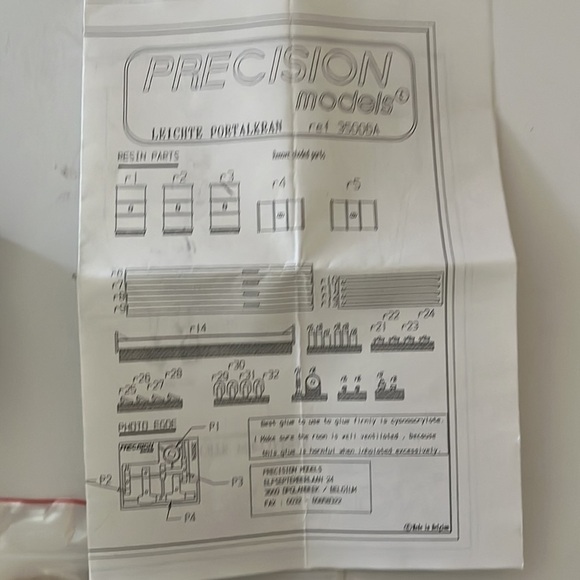 Precision Models Leichte Portalkran Resin 1:35 Scale Kit Made in Belgium 35006 A - Picture 7 of 7